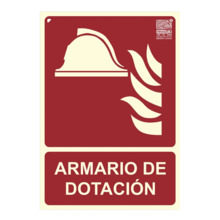 IMPLASER EX215N-A4 Señal armario de dotación 29,7x21cm
