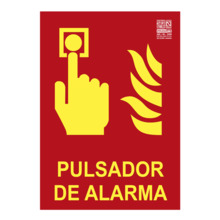 IMPLASER EX231L-A4 Señal pulsador de alarma Clase A 29,7x21cm