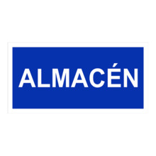 IMPLASER OB38 Señal almacén 30x15cm