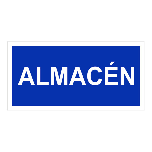 IMPLASER OB38 Señal almacén 30x15cm
