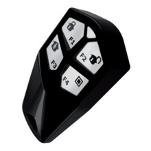 INIM AIR2-KFERGO-BL Mando 4 botones config. Bidirec. 6 leds. Color Negro. Requiere pila CR2032 (inc.) Grado 2