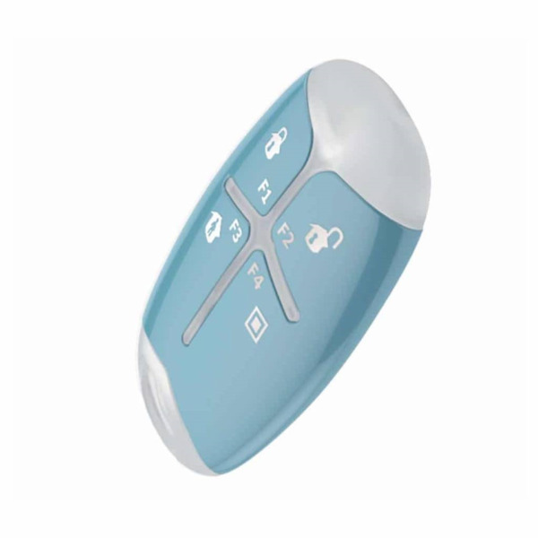 INIM AIR2-KFPEBBLE-A Mando 4 botones config. Diseño moderno. Bidirec. 6 leds. Color Azul. Requiere pila CR2032 (inc.) Grado 2