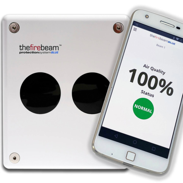 INIM BDH200 Detector de humo óptico lineal de 5m-70m con Bluetooth para App