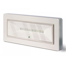 INIM DVBA110242 Luz de Emergencia Serie DIVA con supervisión de Bus. Potencia 11W. IP42