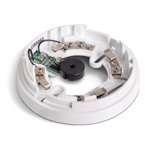 INIM EB0060 Base con zumbador incorporado controlado por la salida "R" del sensor para detectores ENEA e IRIS