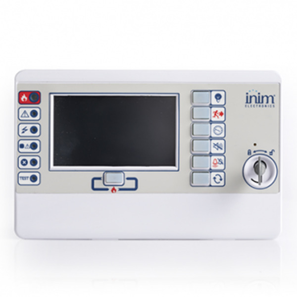 INIM PREVIDIA-C-REPW Panel repetidor con display táctil gráfico de 4,3" con módulo IP