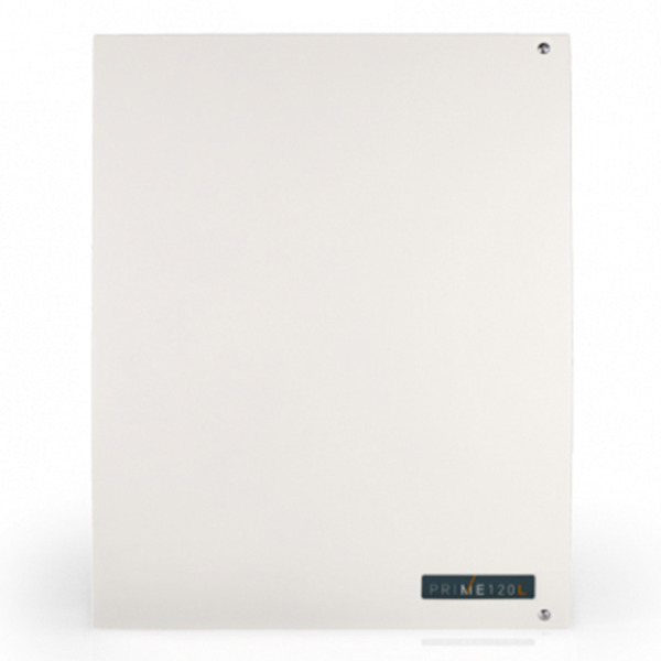 INIM PRIME120L Central intrusión de 10 a 120 terminales, 20 áreas, alimentador de 6,2 A. Caja Grande. Grado 3