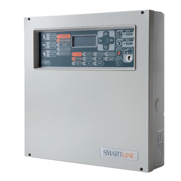 INIM SMARTLINE040-EXT SMARTLINE020-4EXT - Central de extinción de 1 canal equipada con 4 zonas convencionales ampliables a 20