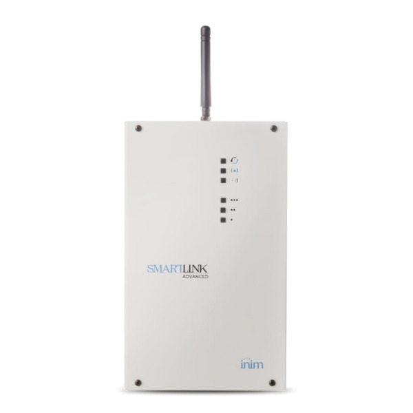 INIM SMARTLINKADV-GP Transmisor PSTN y gen. de línea telef. de reserva GSM/GPRS y funciones vocales. En caja metálica. Grado 2