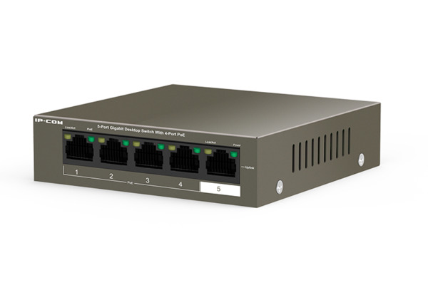 IPCOM G1105P-4-63W Switch 5 puertos no gestionable Gigabit L2 4PoE IP-COM (1)