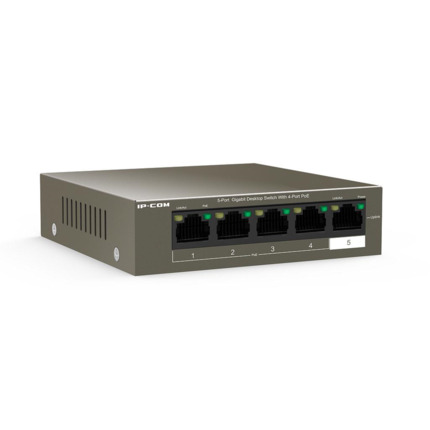 Comprar IPCOM G1105P-4-63W Switch 5 puertos no gestionable Gigabit L2 4PoE IP-COM