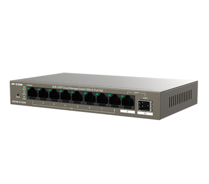 Comprar IPCOM G2210P-8-102W Switch 9 puertos - 8 PoE + 1 puerto SFP Gigabit gestionable en la nube