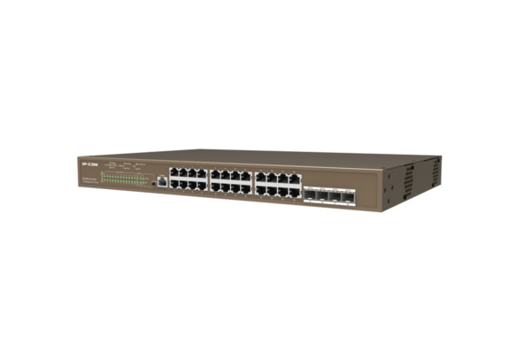 IPCOM G5328P-24-410W Switch inteligente 24 PoE Gigabit + 4 puertos SFP PoE Gestionable L3 IP-COM (3)