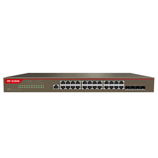 IPCOM G5328X Switch inteligente gestionable 24 puertos Gigabit (10/100/1000 Mbps) + 4 puerto SFP 10G L3 IP-COM (1)
