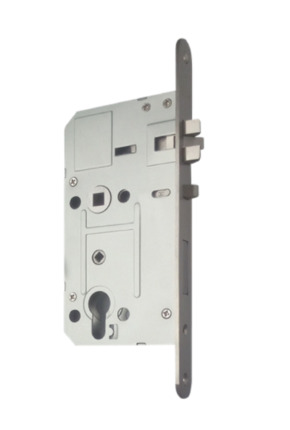 Comprar EUROMEC 60X72TRD Cerradura con función antipánico y antitarjeta, medida 60x72. Derecha, fail safe con escudo redondo.