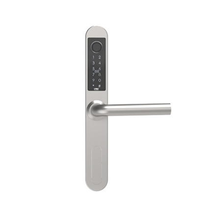 Comprar IFP03 70-92 INX D Juego de cerraduras electrónicas acabado Acero Inox. Apertura Derecha, medidas de 70mm a 92mm, con apertura móvil (BLE), PIN, huella o RFID Mifare