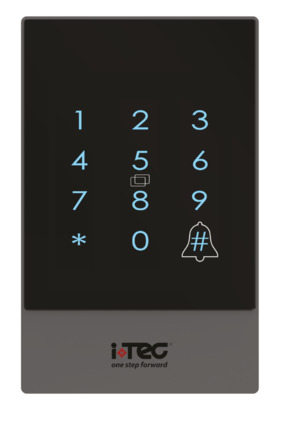 Comprar IKEYPAD01 Terminal autónomo online de control de acceso de superficie, con apertura mediante un dispositivo móvil (BLE), código PIN o tarjeta RFID Mifare.