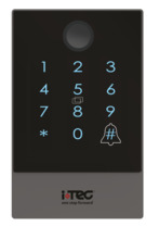 ITEC IKEYPAD02 Lector de control de acceso de superficie, con apertura mediante un dispositivo móvil (BLE), huella, código PIN o