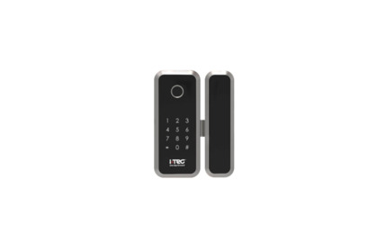 Comprar IMGLASS D Cerradura electrónica para puertas de vidrio con lectura proximidad Mifare, PIN, huella y BLE
