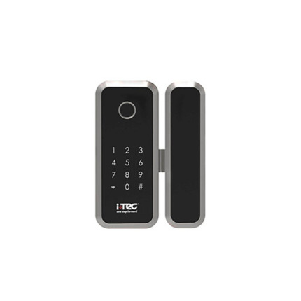 Comprar IMGLASS DV Cerradura electrónica para puertas de vidrio doble con lectura proximidad Mifare, PIN, huella y BLE