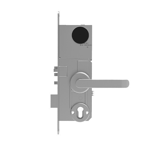 ITEC INVISIVEL INXSATDBLE Juego de cerraduras electrónicas invisibles con acabado Acero Inox. Apertura Derecha, medidas de 8mm a