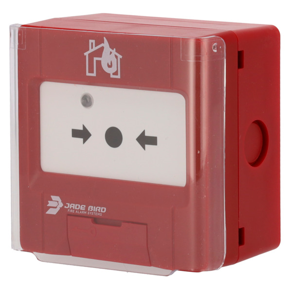 JADE BIRD JBE-2100C Pulsador analógico Jade Bird - Rearmable, tapa de protección incluída - Indicador luminoso y visual de activ