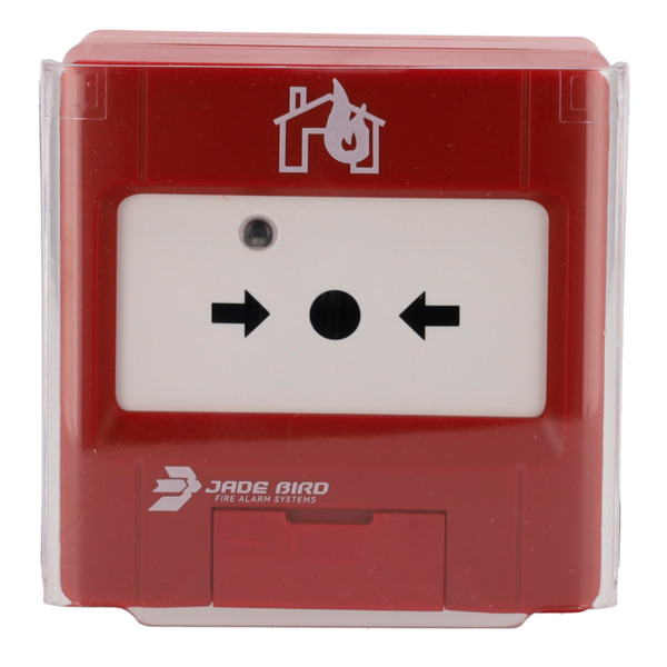 JADE BIRD JBE-2100C Pulsador analógico Jade Bird - Rearmable, tapa de protección incluída - Indicador luminoso y visual de activ (1)