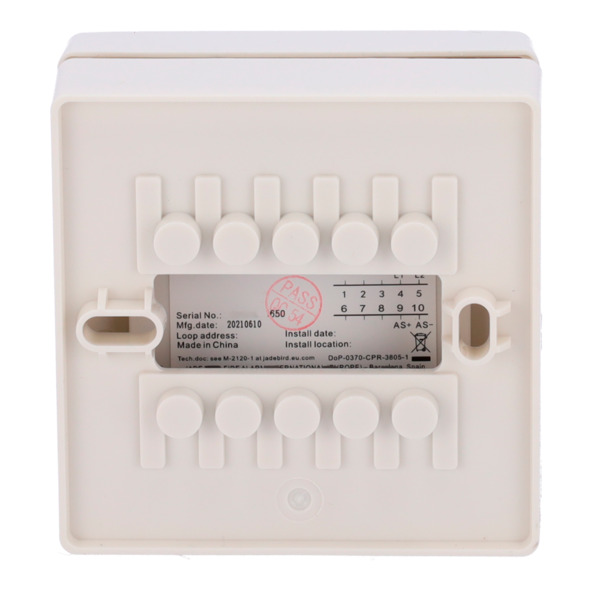 JADE BIRD JBE-2120 Módulo analógico Jade Bird - 1 Entrada supervisada - Alimentación por lazo - Cable conductor hasta 2.5mm2 - R (5)