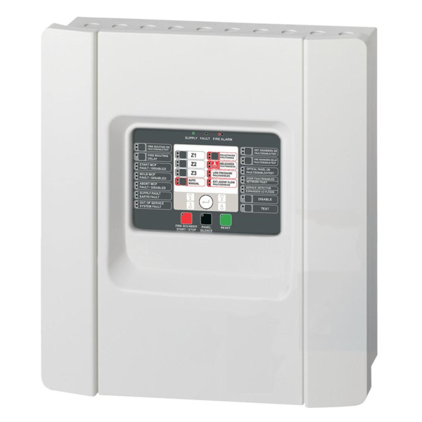 KIDDE 1X-X3E-09 Central de detección y extinción convencional conectable en red Kidde/Aritech 3 Zonas
