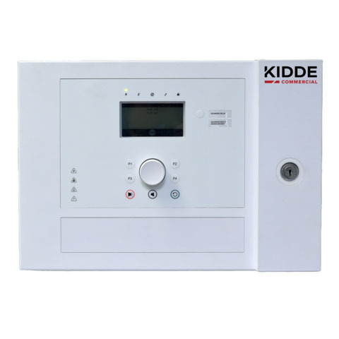 KIDDE 2X-AF2-S-09 Panel de incendios analógico direccionable, 2 lazos, caja pequeña. Hasta 128 elementos por lazo