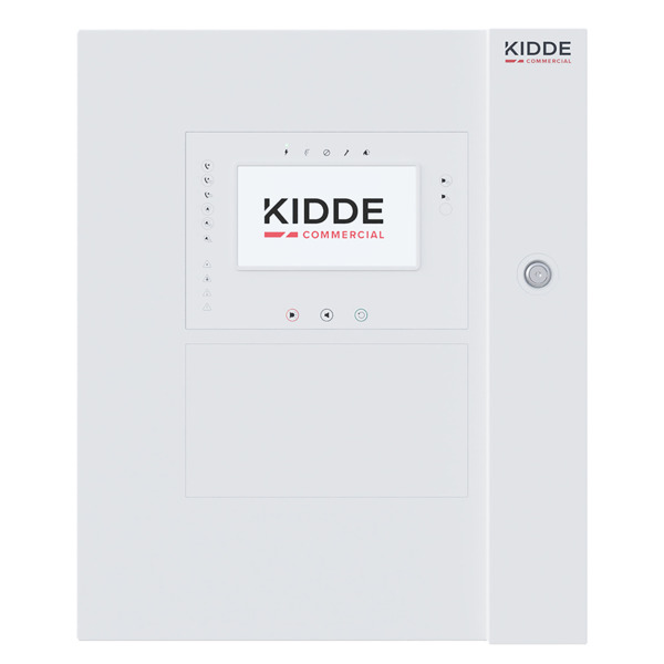 KIDDE 2X-AT-F2-FB Panel incendios analógico direccionable Pantalla táctil 7" Controles de bomberos 2 lazos Caja grande