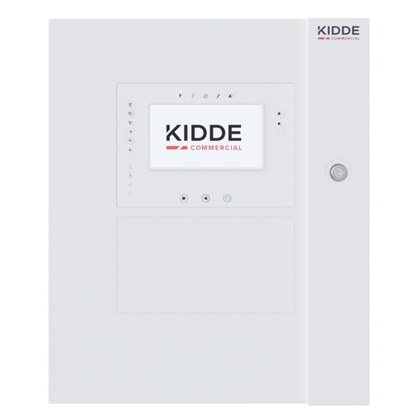 KIDDE 2X-AT-FR-FB Repetidor de panel de incendios direccionable con pantalla táctil 7", armario grande y controles para bomberos