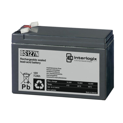 Comprar KIDDE BS127N Batería de plomo sellada 12V/7,2A/h. Kidde/Aritech