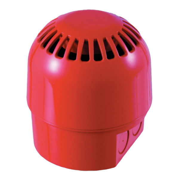 KIDDE COMMERCIAL AS2364 Sirena analógica de exterior alimentada de lazo serie 2000. Color Rojo