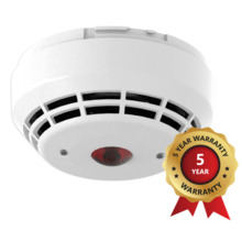 KIDDE COMMERCIAL KE-DP3121W-SNV Detector de calor/óptico dual con sirena y flash analogico inteligente serie Excellence con aisl