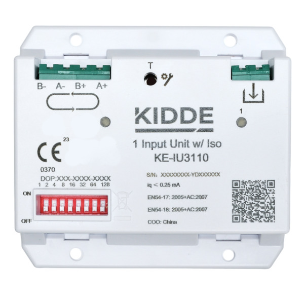 KIDDE COMMERCIAL KE-IU3110 Unidad inteligente analogica de 1 entrada con aislador