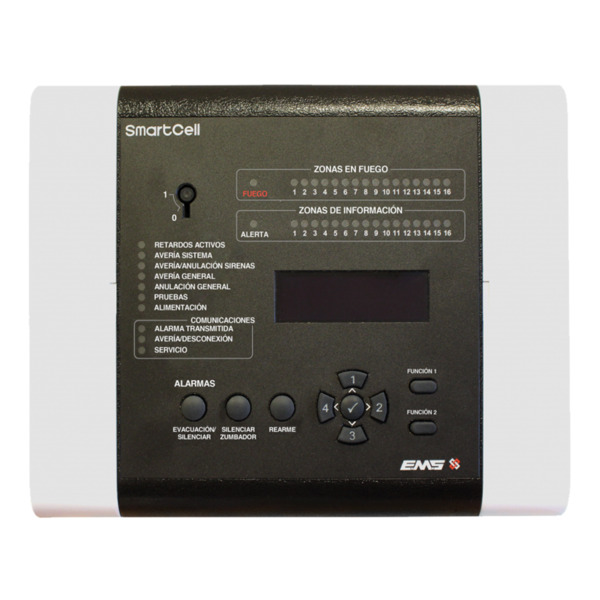 KIDDE COMMERCIAL SC-11-1201-0001-09 Panel de control inalámbrico SmartCell (sín módulo de comunicaciones) - Español