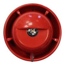 KIDDE COMMERCIAL SC-32-0120-0001-99 Sirena SmartCell Roja y Flash de Pared (VAD Blanco)