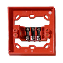 KIDDE DM790 Zócalo base para la conexión en montajes empotrados. con conectores. Color Rojo