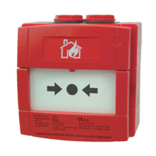 KIDDE DMN700E-IS Pulsador manual de alarma intrínsecamente seguro para exteriores. Rojo. Aritech