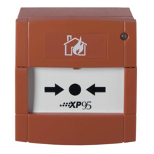 KIDDE DMN990I Pulsador analógico para montar en superficie, serie 990. Aislador interno, con led indicador de estado y llave de