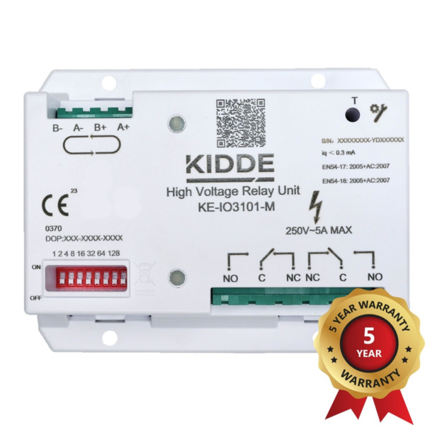 KIDDE KE-IO3101-M Módulo relé inteligente direccionable analógico de control de suministro eléctrico alto voltaje con aislador