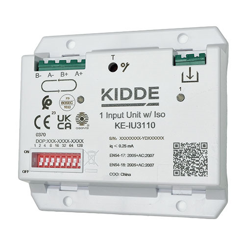 KIDDE KE-IU3110 Módulo de 1 entrada para sistemas analógicos serie Excellence.