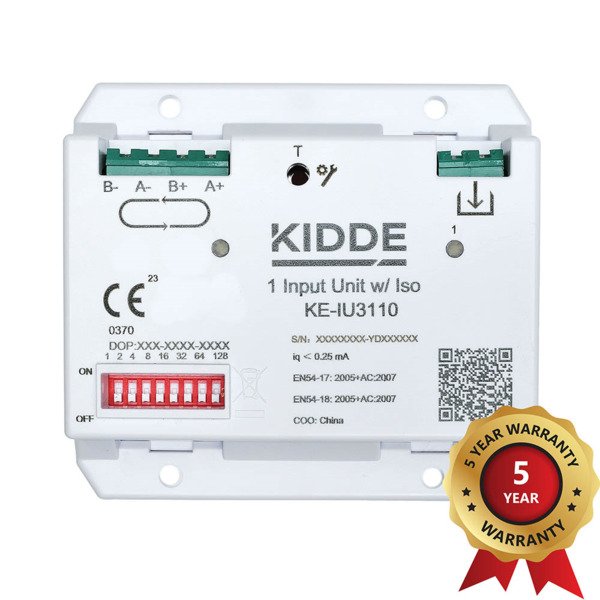 KIDDE KE-IU3110 Módulo inteligente direccionable de 1 entrada con aislador