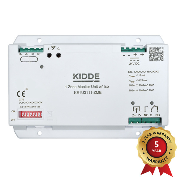 KIDDE KE-IU3111-ZME Módulo inteligente direccionable con aislador (alimentación ext.)