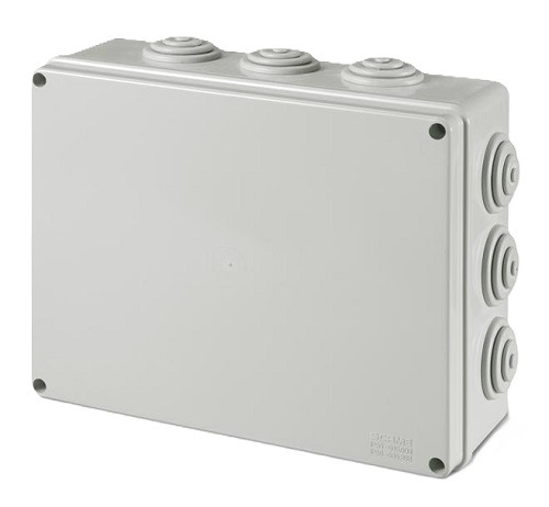 KIDDE N-IO-SBX-2G Caja de superficie grande para montaje de módulos de la Serie Excellence en carril DIN