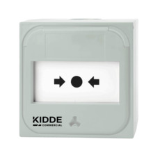 KIDDE NC-MC-0-W Pulsador manual para el control de sistemas de emergencia blanco para aplicaciones de montaje empotrado 0 Ω