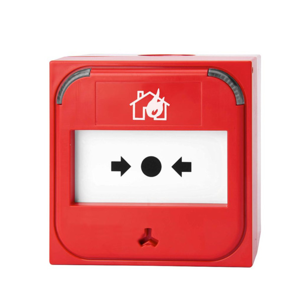 KIDDE NC-MC-100-RKIT Pulsador convencional inteligente para montaje en superficie, 100 Ω Rojo Kidde