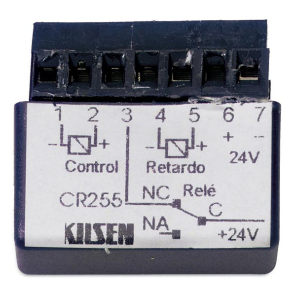 KILSEN CR255 Circuito electrónico de retardo, selector de cierre en puertas de dos hojas con retenedores