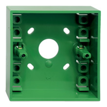 KILSEN DM788GR Zócalo base montaje en superficie sin terminales. Color verde